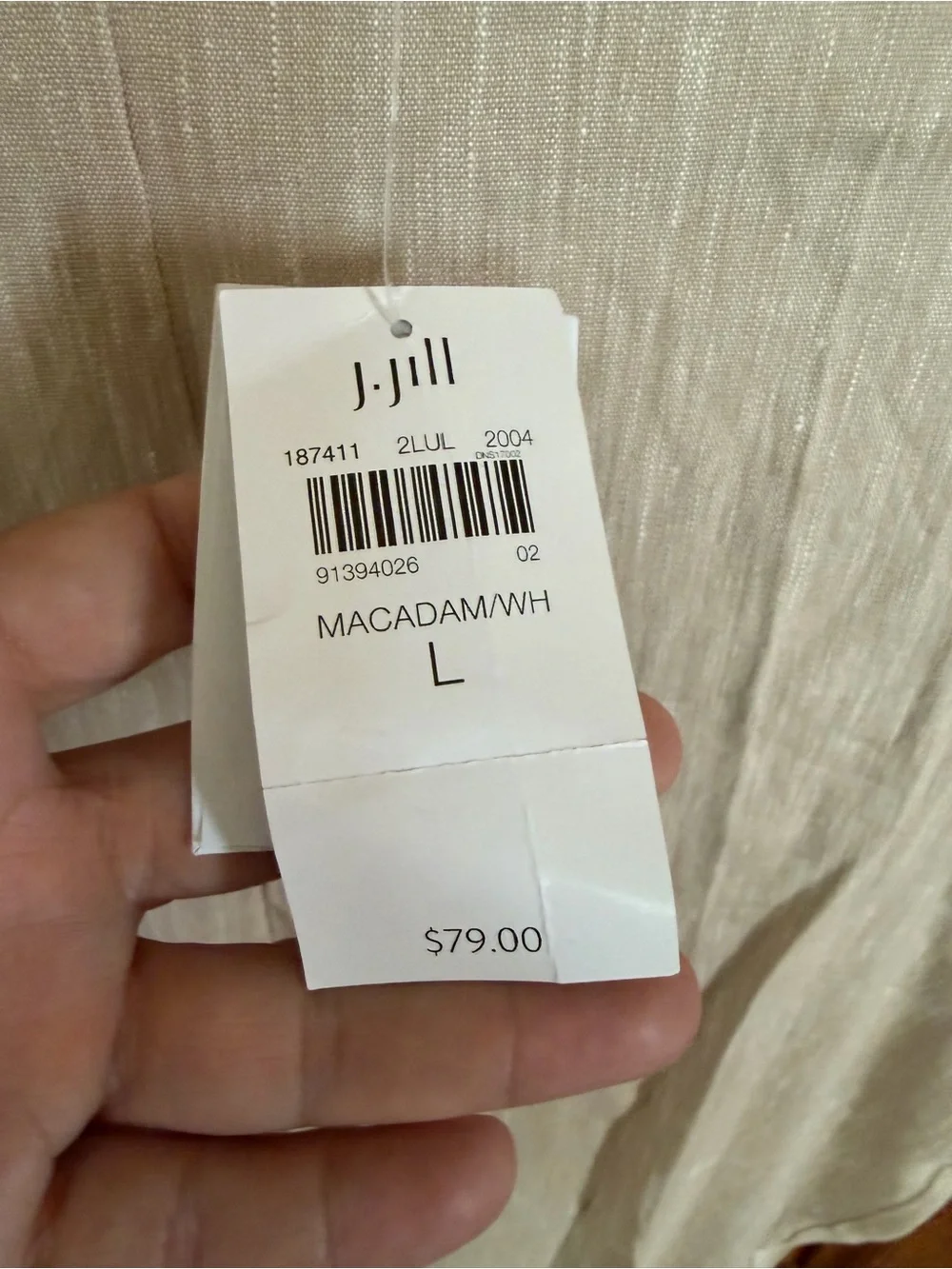J. Jill linen stretch pants. NWT - Picture 3 of 5